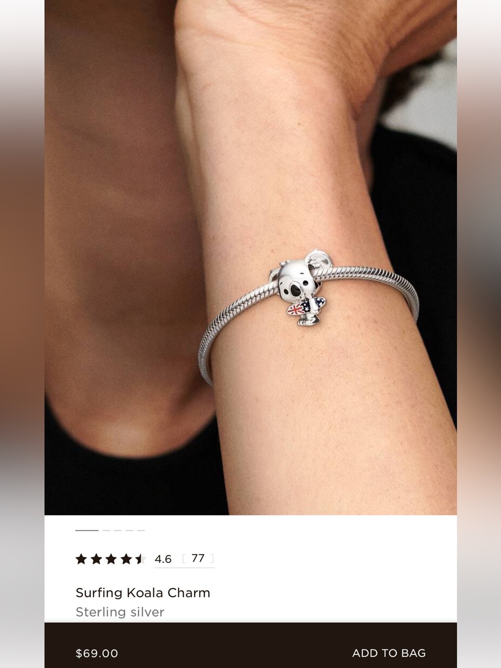 Pandora charm